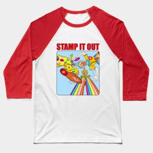 Stamp it out Baseball T-Shirt